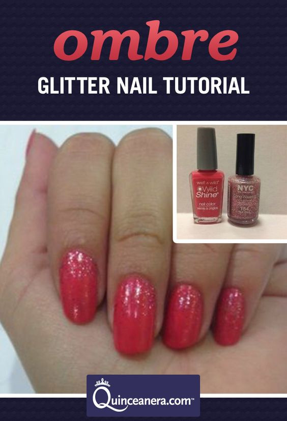 Glitter Ombre Nails Tutorial
 Ombre Glitter Nails Tutorial for the Trendy