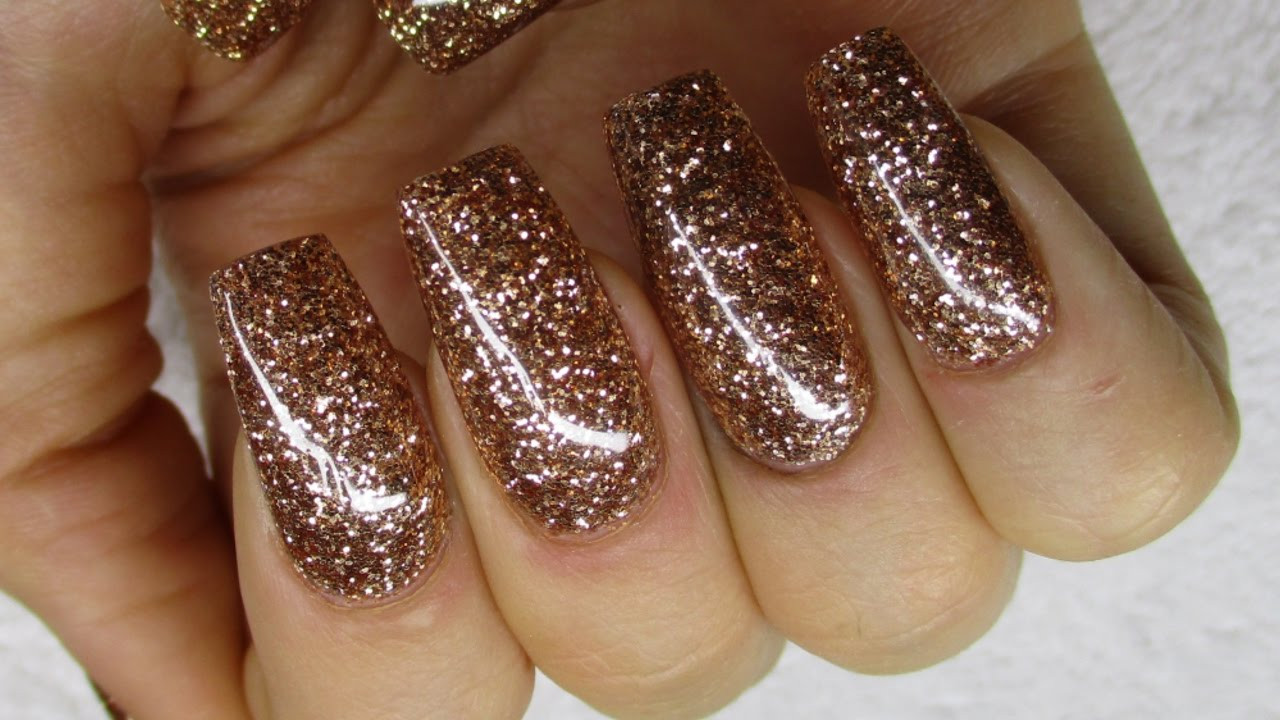 Glitter On Nails
 How to All Glitter Gelnails