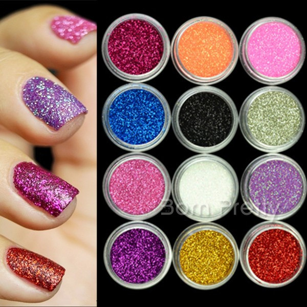 Glitter Powder For Nails
 $7 10 12 Colors NAIL ART GLITTER POWDER Acrylic UV gel