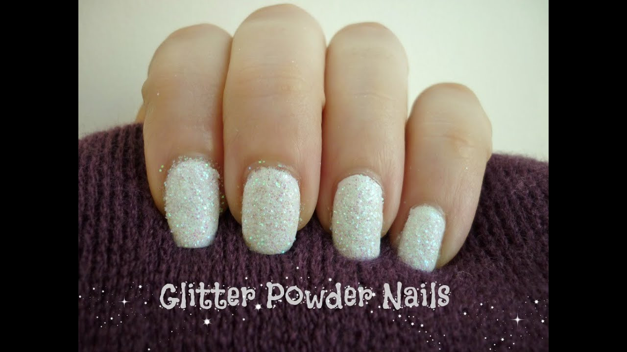 Glitter Powder For Nails
 DIY Glitter Powder Winter Nails