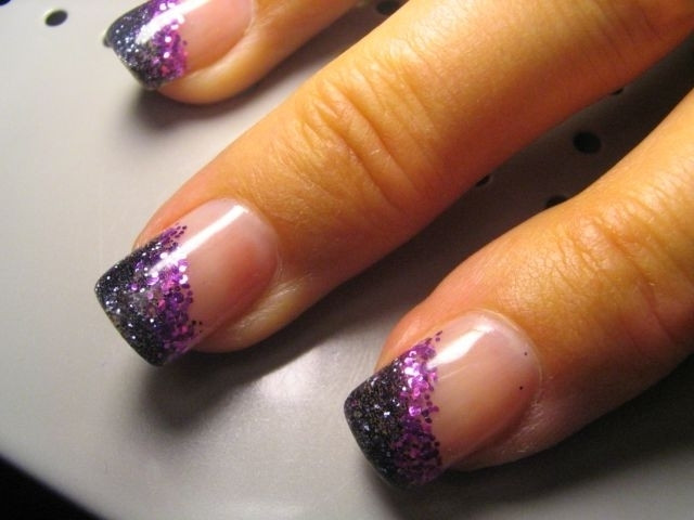 Glitter Purple Nails
 55 Best Glitter Nail Art Design Ideas