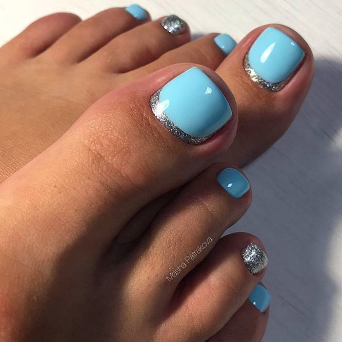 Glitter Toe Nail Designs
 45 Pretty Nail Designs For Toes