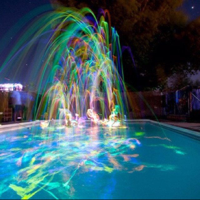 Glow In The Dark Pool Party Ideas
 Pin by DeShari on party ideas