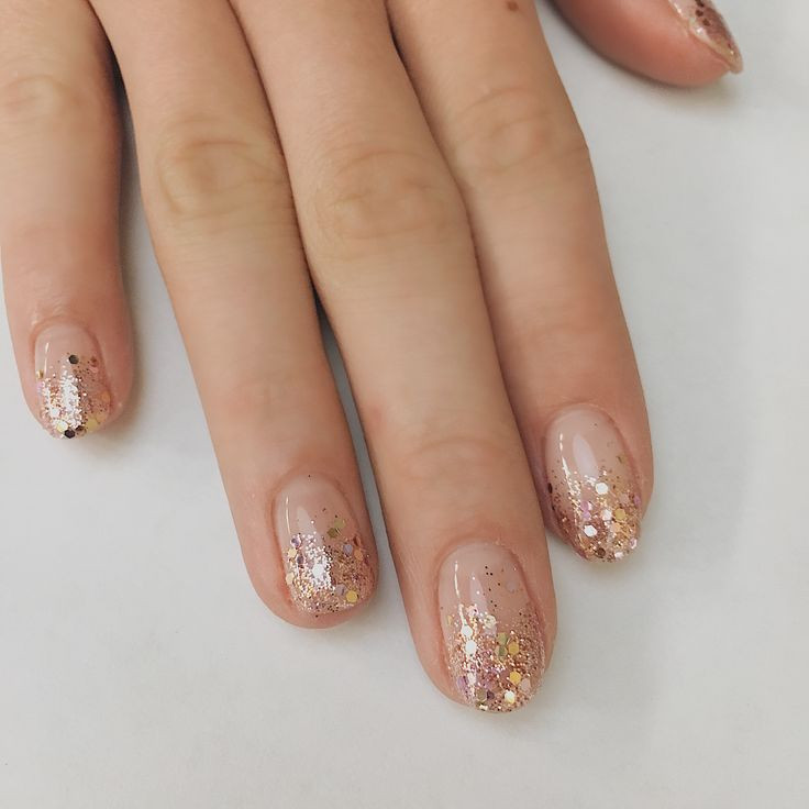 Gold Glitter Ombre Nails
 The 25 best Glitter ombre nails ideas on Pinterest