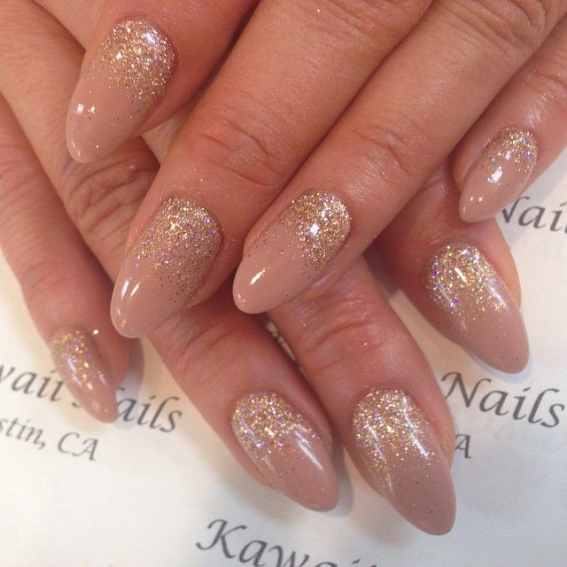 Gold Glitter Ombre Nails
 133 best images about beauty