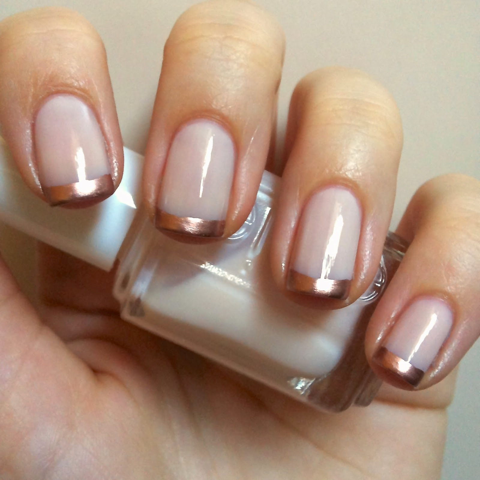 Gold Nail Ideas
 Nails Always Polished Rose Gold French Manicure