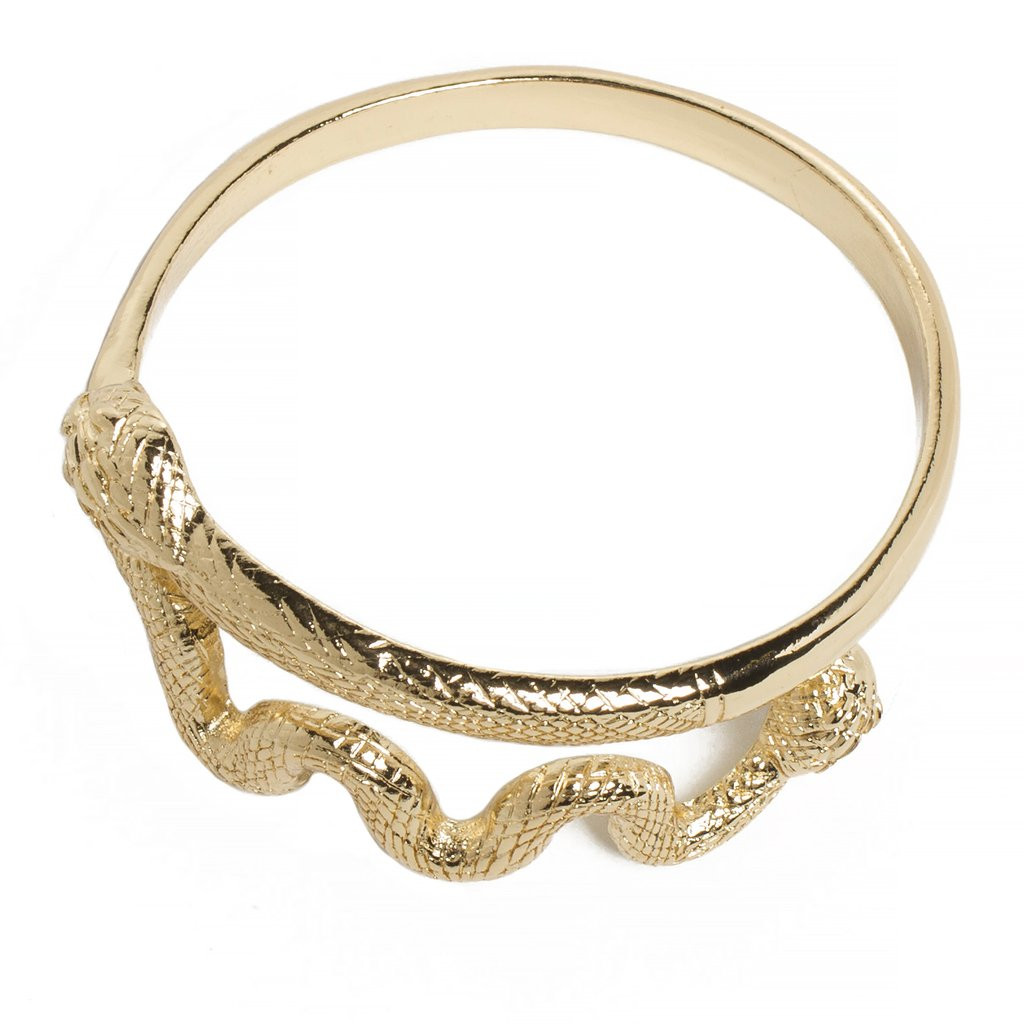 Gold Snake Bracelet
 Snake Bracelet Gold Plated – The Getty Store