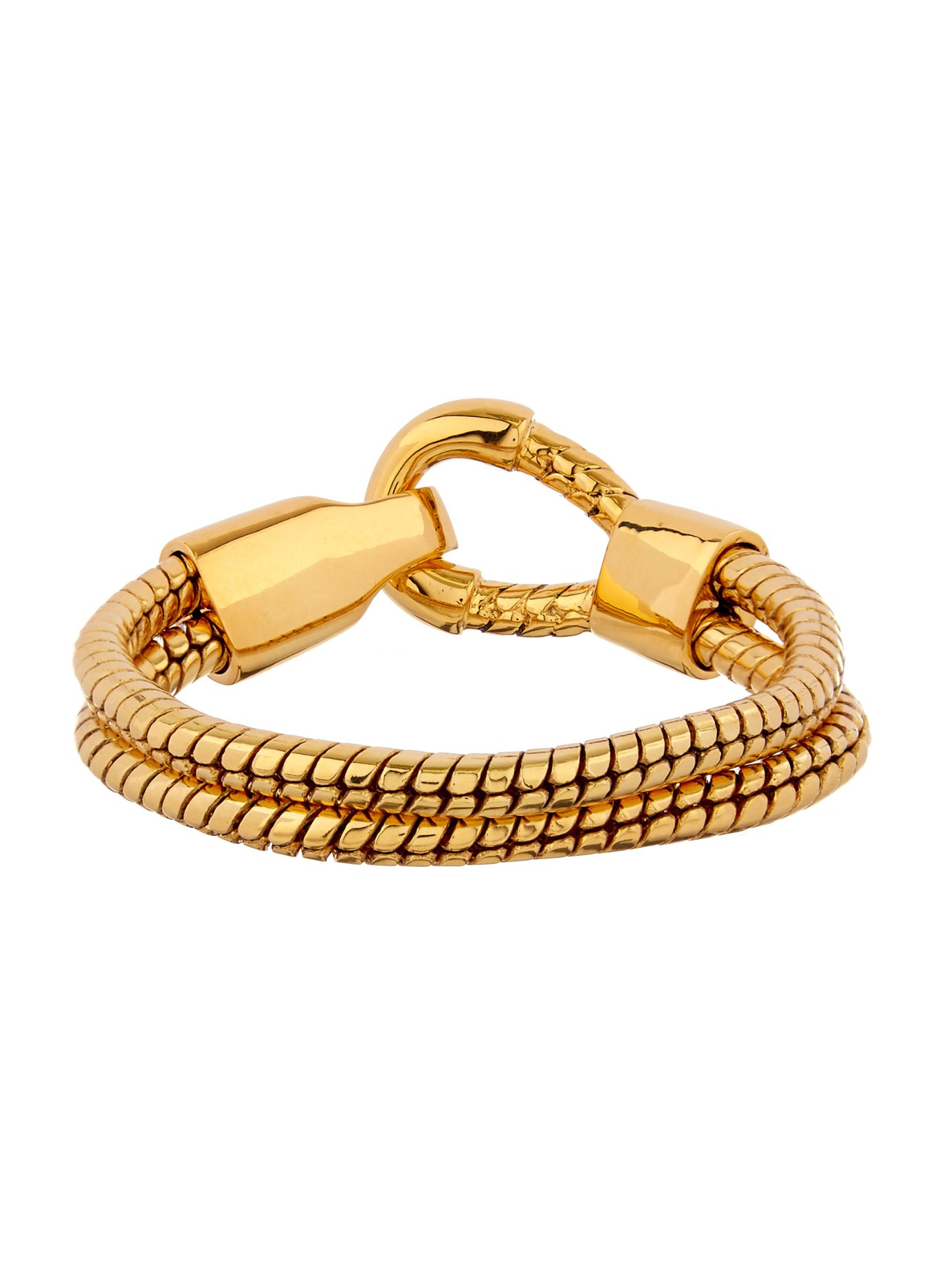 Gold Snake Bracelet
 Lyst Diane von Furstenberg Snake Chain Gold Plated