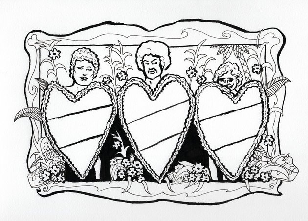Golden Girls Coloring Book
 Shade the Pines Ma with The Golden Girls Coloring Book