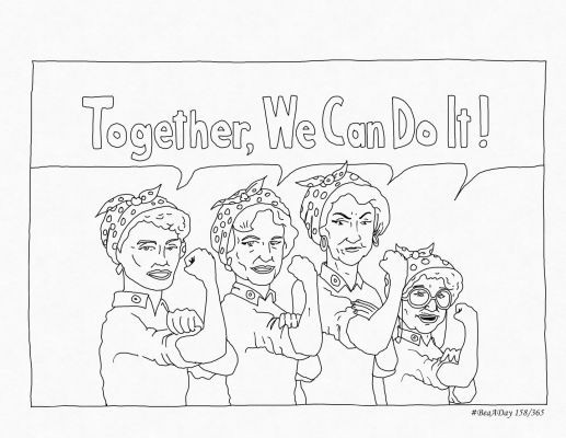 Golden Girls Coloring Book
 Mike Denison offers a ‘Golden Girls ’ opportunity to