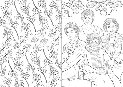 Golden Girls Coloring Pages
 Art of Coloring Golden Girls 100 to Inspire