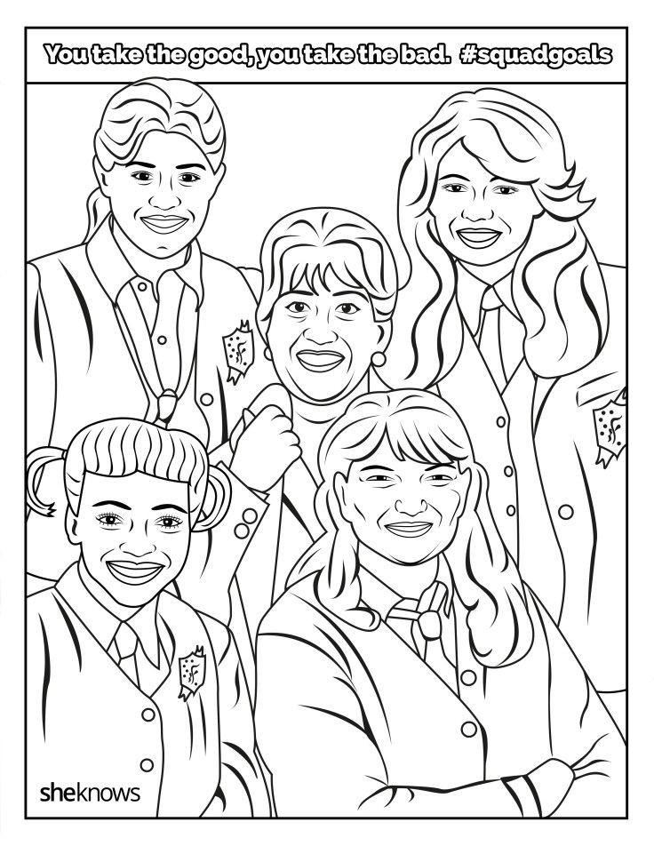 Golden Girls Coloring Pages
 The Golden Girls Crafts Paper