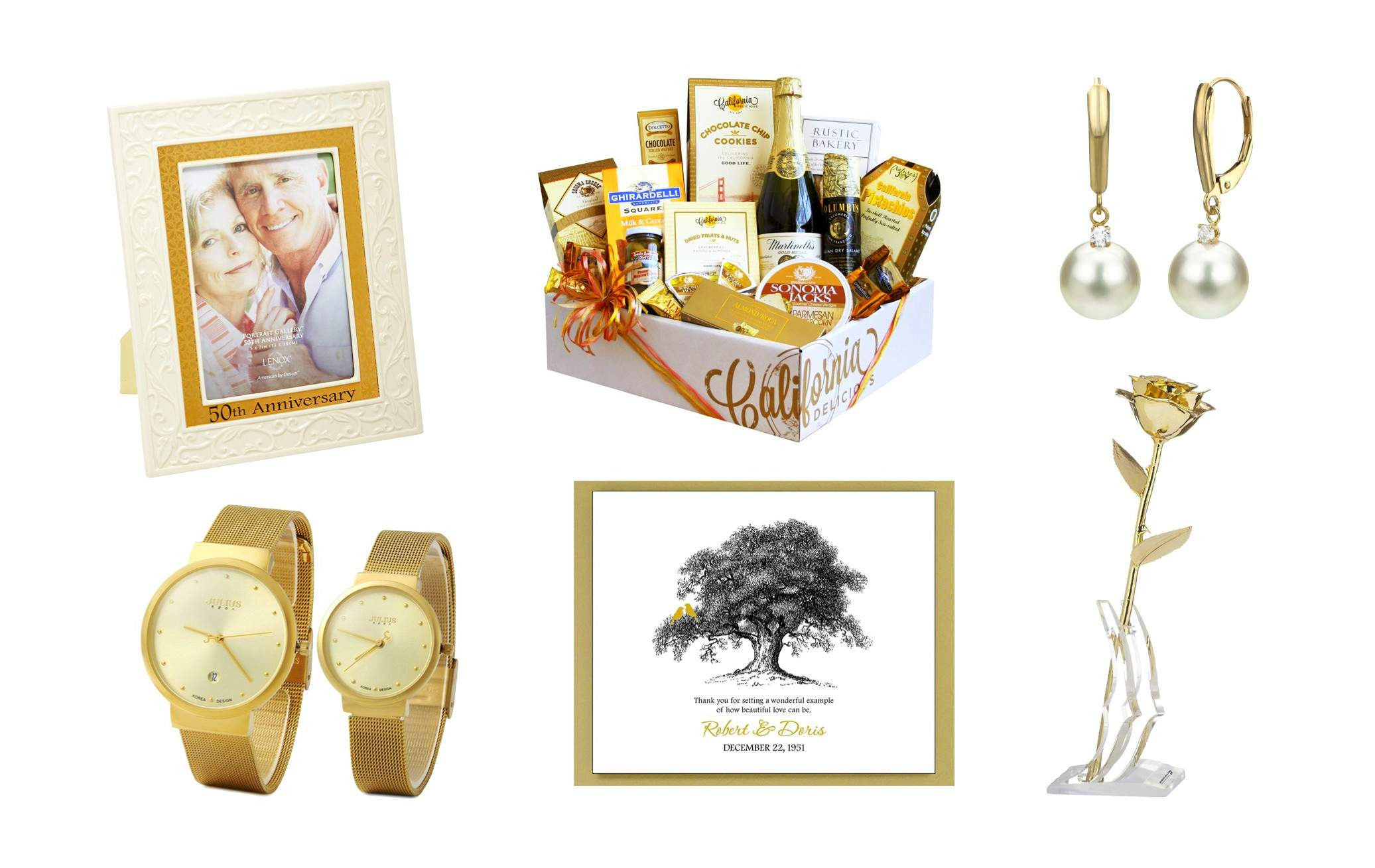 Golden Wedding Anniversary Gift Ideas For Parents
 Top 10 Best 50th Wedding Anniversary Gifts