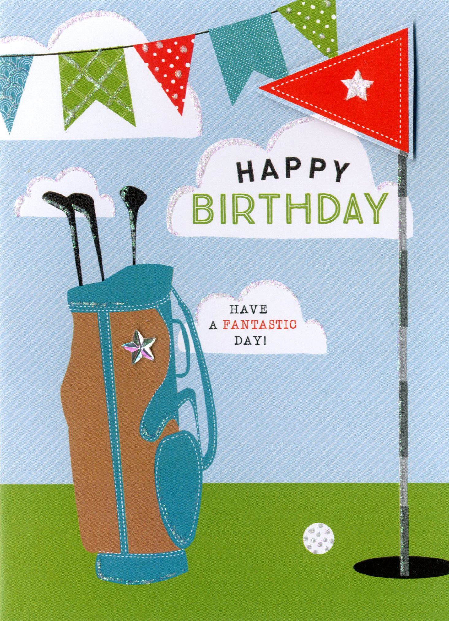 Golf Birthday Wishes
 Happy Birthday Golf Greeting Card Second Nature Yours
