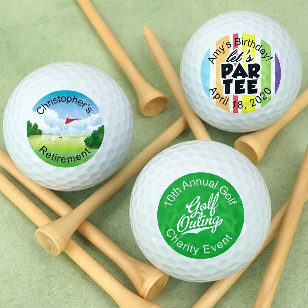 Golf Wedding Favors
 Golf Themed Personalized Golf Balls Summer Wedding