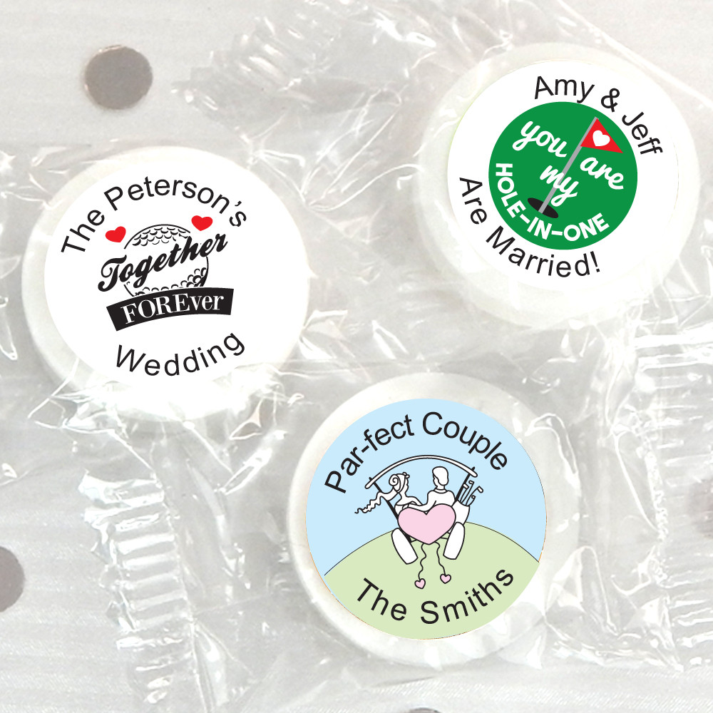 Golf Wedding Favors
 Personalized Golf Themed Life Savers Mint Favors Famous