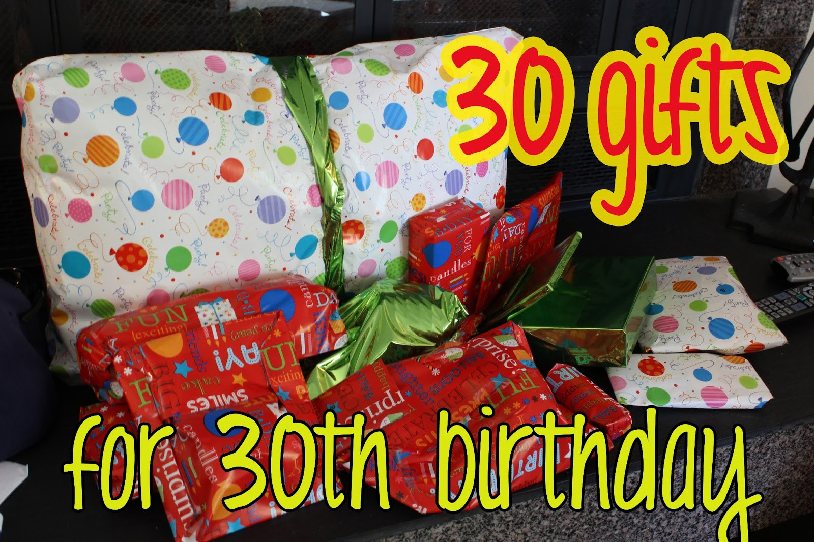 Good 30th Birthday Gifts
 love elizabethany t idea 30 ts for 30th birthday