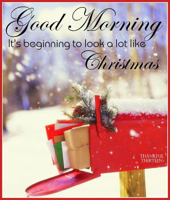 Good Christmas Quotes
 Good Morning Its Beginning To Look At Lot Like Christmas