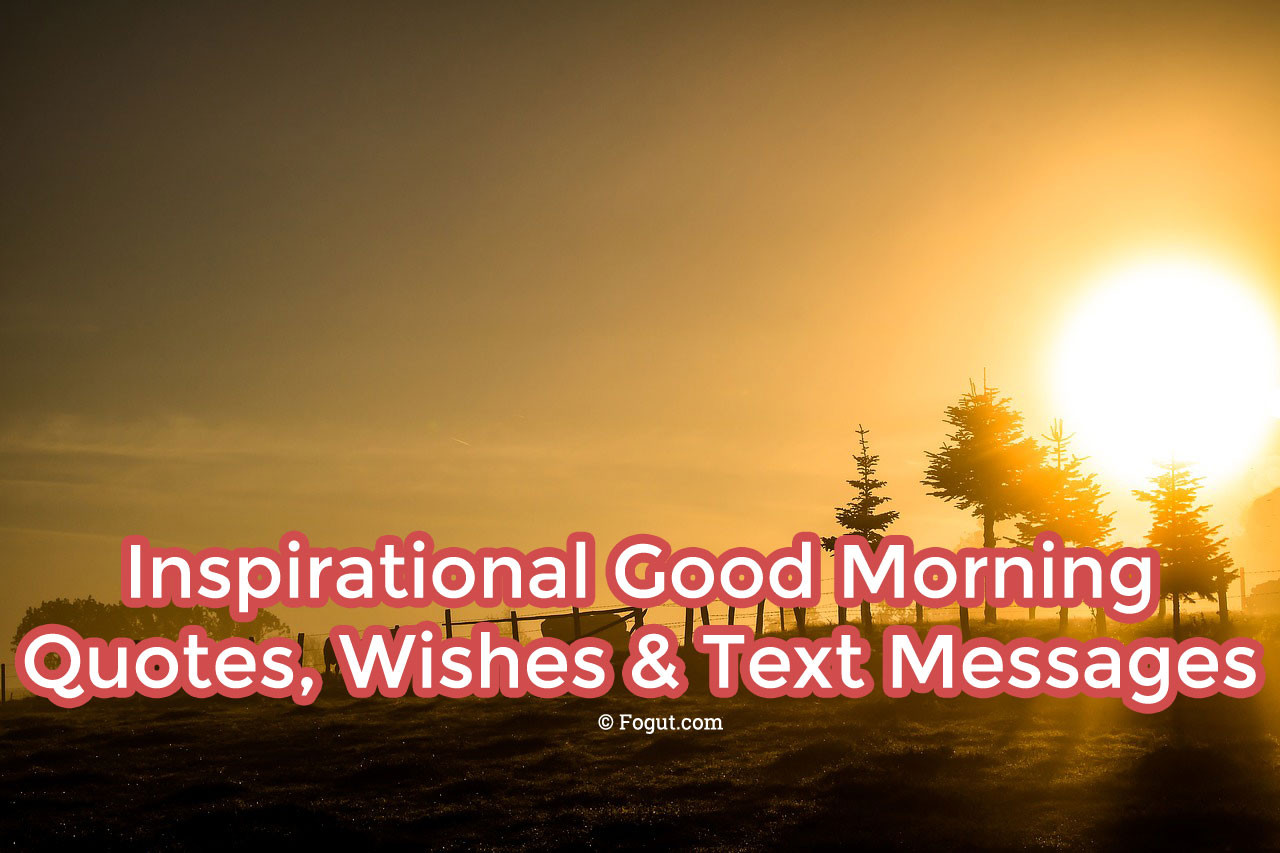 Good Morning Positive Quotes
 Inspirational Good Morning Quotes Wishes & Text Messages