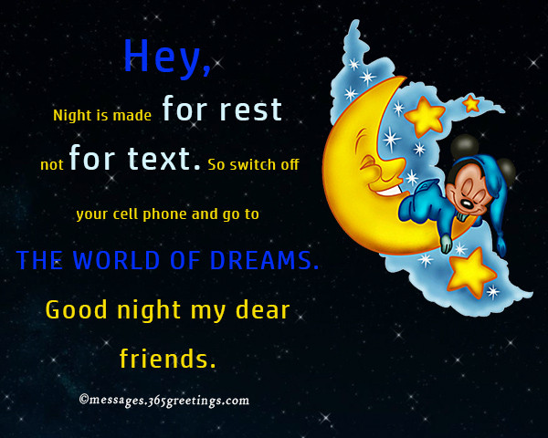 Good Night Quotes Funny
 Funny Good night messages 365greetings