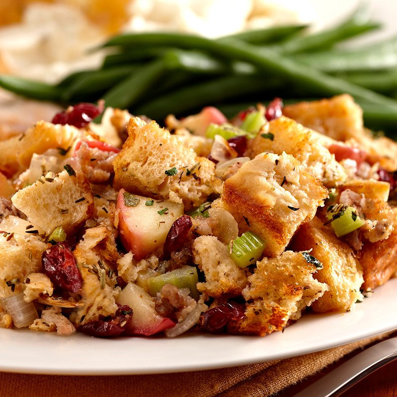 Gourmet Bread Recipes
 Artisan Bread Stuffing with Apples and Sausage