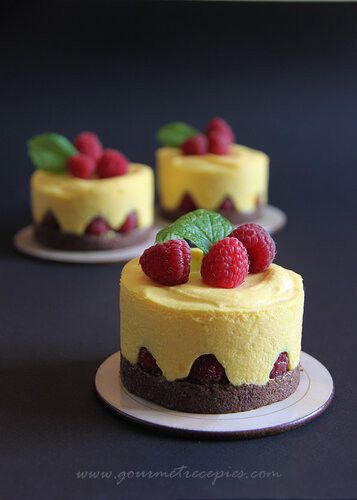 Gourmet Cake Recipes
 Gourmet Recipes Chocolate cakes with mango mousse and