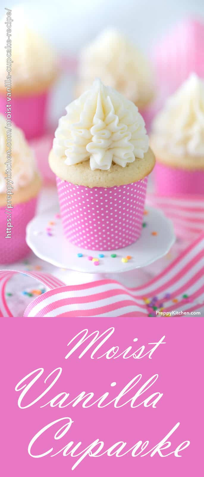 Gourmet Super Moist Vanilla Cupcakes Recipes
 Moist Vanilla Cupcake Recipe Preppy Kitchen