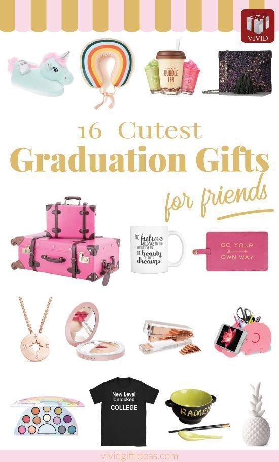 Grad Gift Ideas For Girls
 16 High School Graduation Gifts for Friends