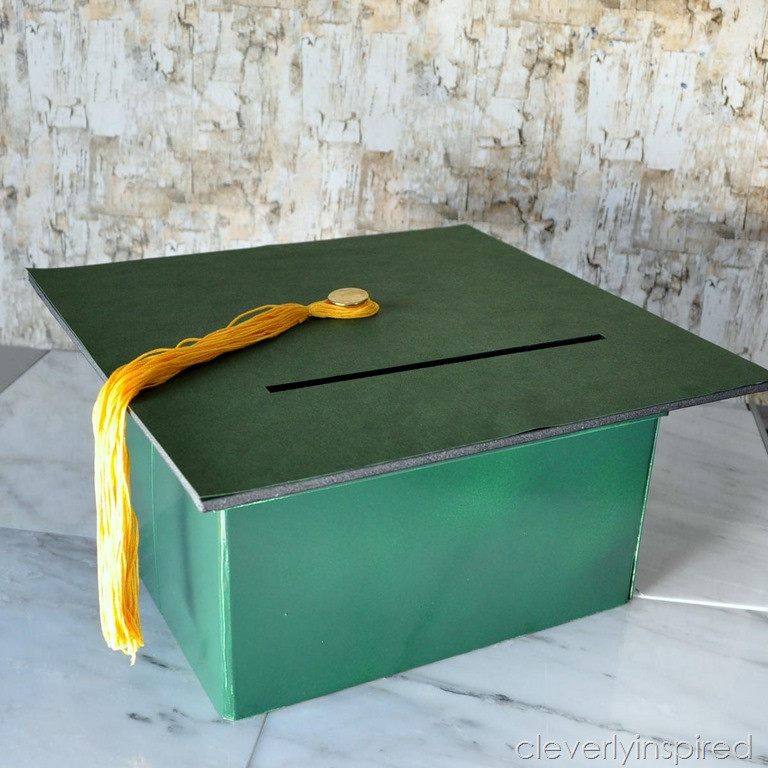 Graduation Gift Card Box Ideas
 DIY Graduation t card box Cleverly Inspired