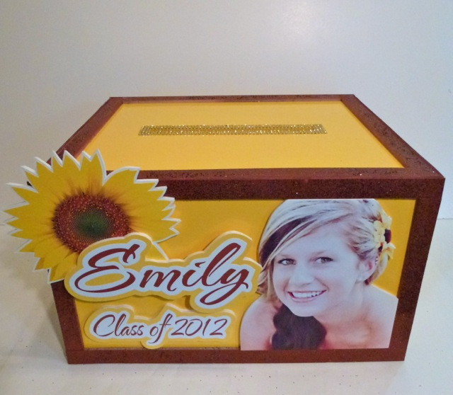 Graduation Gift Card Box Ideas
 Musing with Marlyss Graduation Centerpiece Gift Card Box