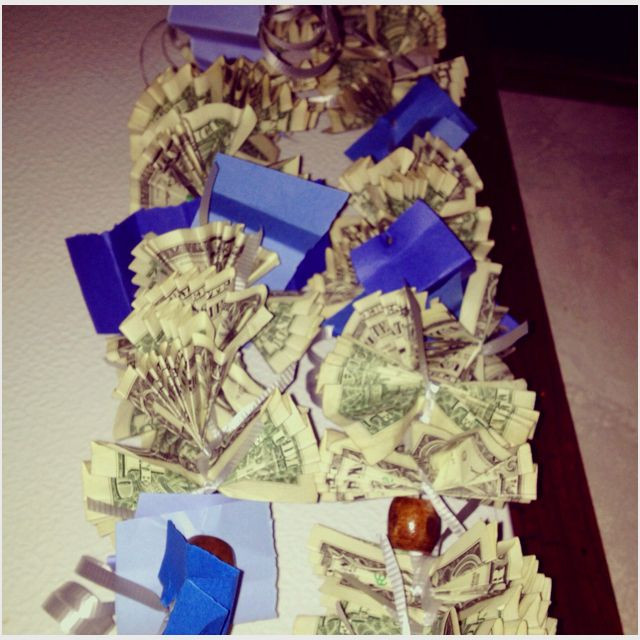 Graduation Gift Ideas For Brother
 Money Lei that I made for my little brother s graduation