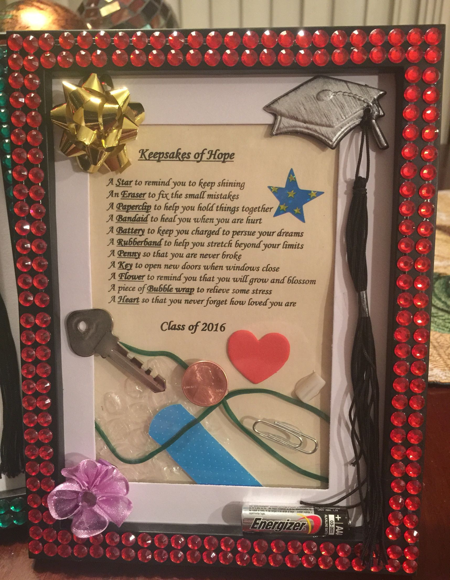 Graduation Gift Ideas For Friends
 Graduation Gift Keepsakes of hope The perfect DIY