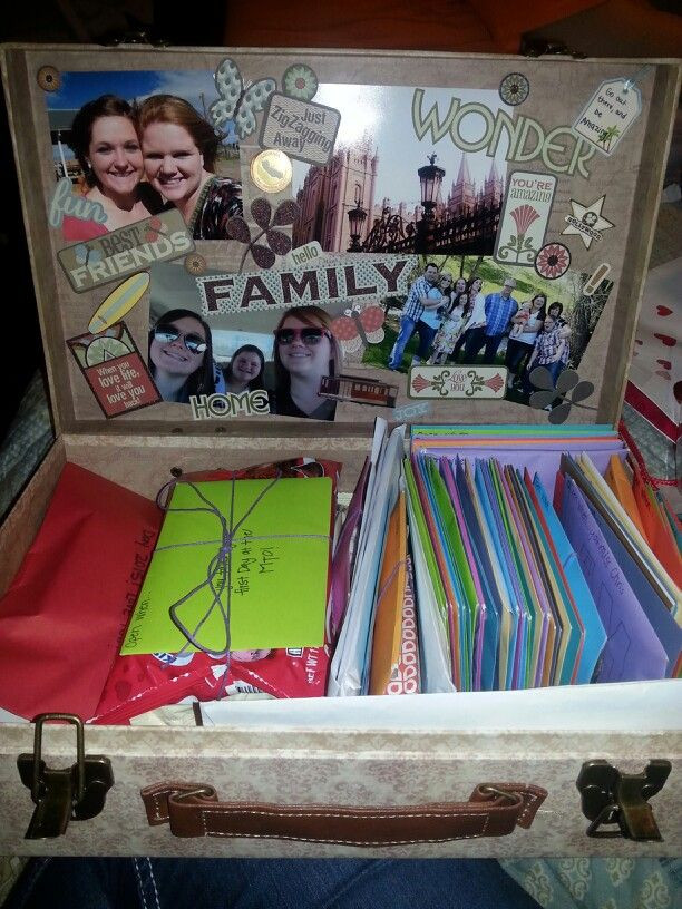 Graduation Gift Ideas For Sister
 Open when letters and decorative box Made this for my