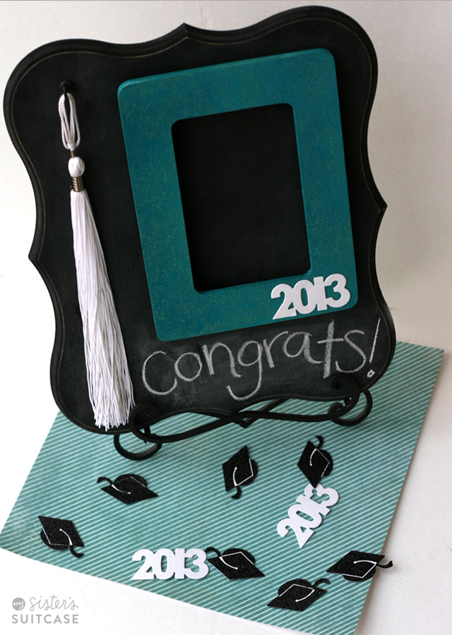 Graduation Gift Ideas For Sister
 DIY Graduation Gift Chalkboard & Tassel Frame My