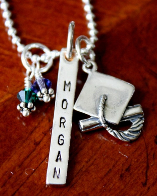 Graduation Jewelry Gift Ideas For Her
 Custom Graduation Necklace for her
