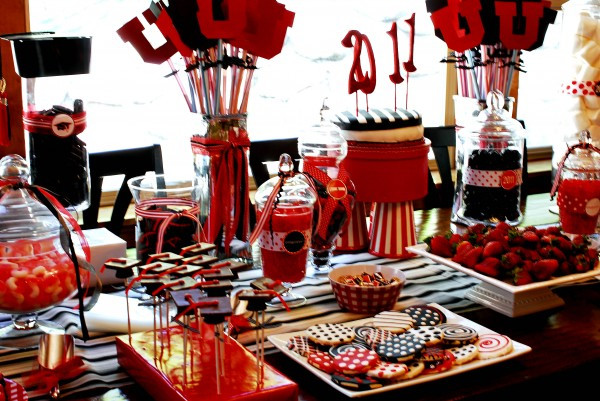 Graduation Party Candy Table Ideas
 Graduation Party Dessert Table and Candy Buffet Ideas