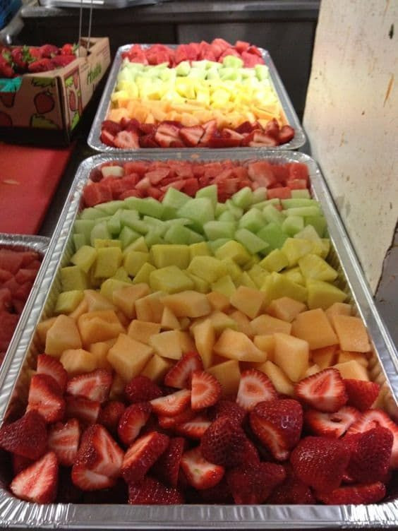 Graduation Party Food Ideas For A Crowd
 Great way to serve fruit at a party Love this fruit tray