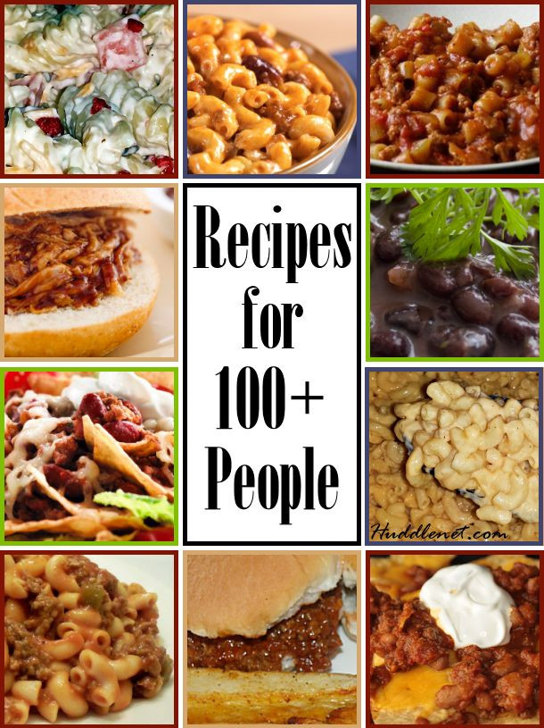 Graduation Party Food Ideas For A Crowd
 Recipes for 100 people Instructions tips tricks and
