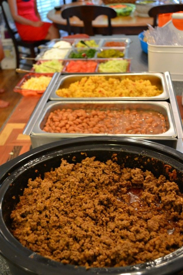 Graduation Party Food Ideas For A Crowd
 Taco Meat Recipe 30th