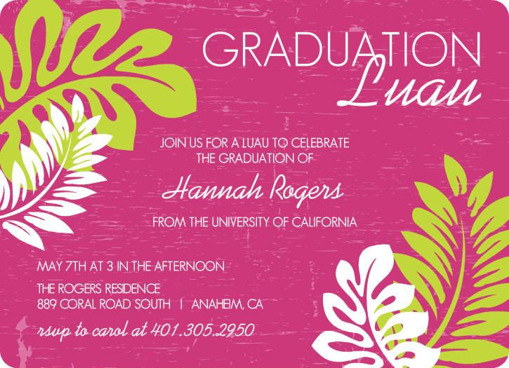 The Best Graduation Party Invitation Wording Ideas – Home, Family, Style and Art Ideas