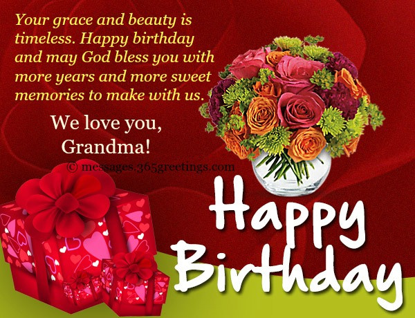 Grandma Birthday Wishes
 Birthday Wishes for Grandparents 365greetings