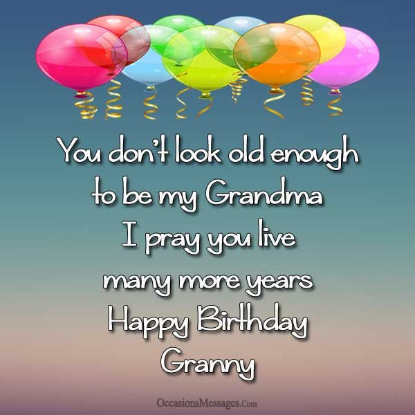 Grandma Birthday Wishes
 Happy Birthday Wishes for Grandma Occasions Messages