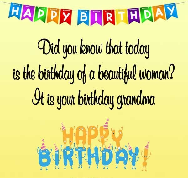Grandma Birthday Wishes
 50 Top Birthday Wishes for Grandma Quotes And Messages