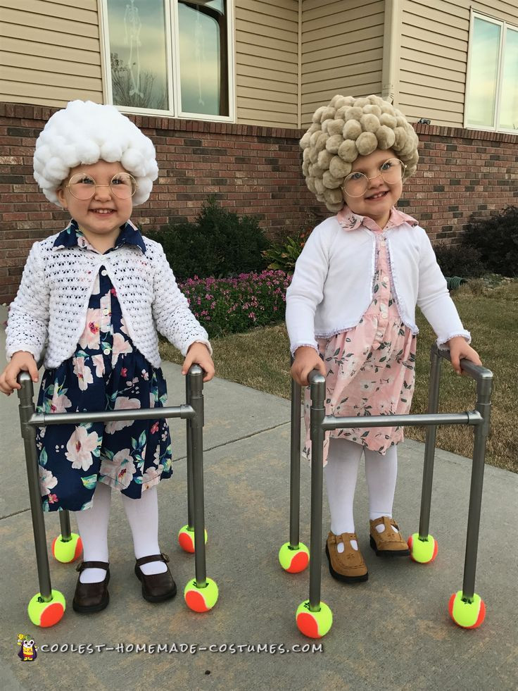 Grandma Costume DIY
 Easy DIY Adorable Twin Old La s in 2020