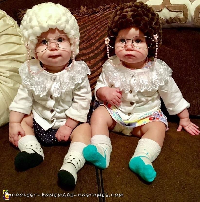Grandma Costume DIY
 Cutest Baby Costumes The Delicious Granny Twins