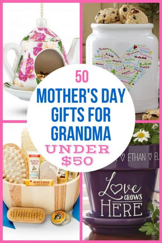 Grandma First Mother Day Gift Ideas
 Mother s Day Gifts for Grandma Under $50