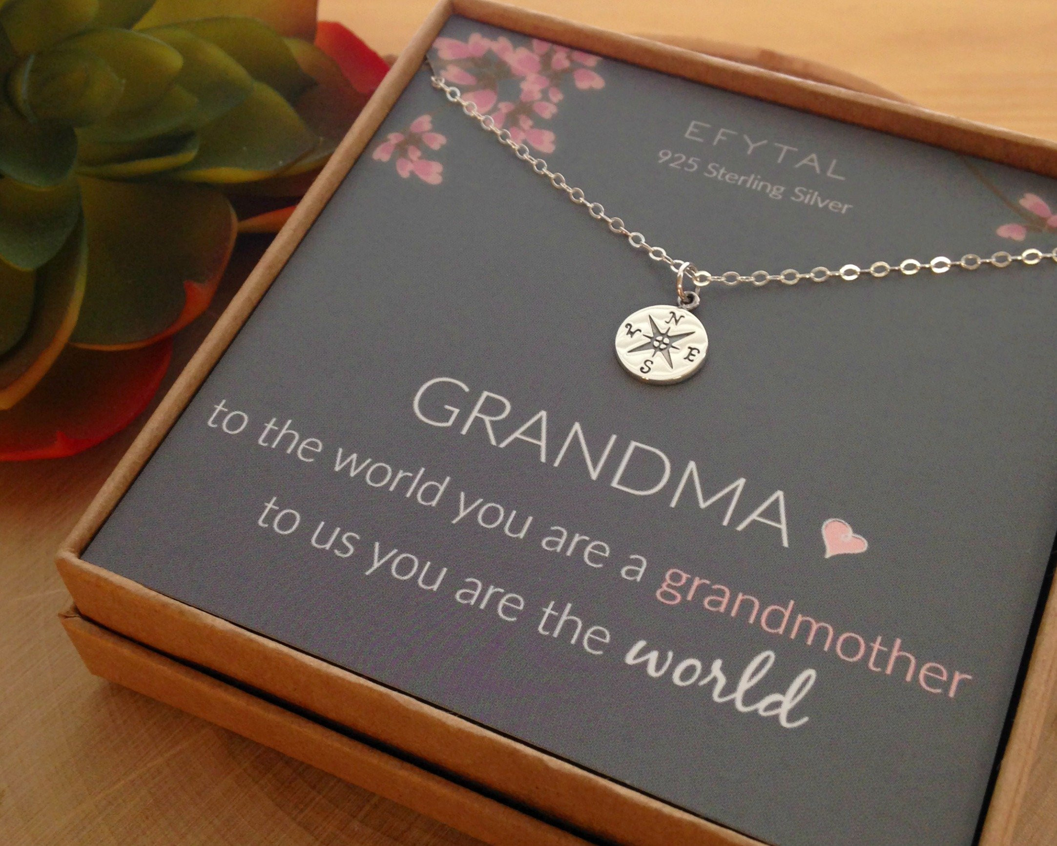 Grandmother Gift Ideas
 Mother s Day Gifts for Grandma Sterling Silver pass