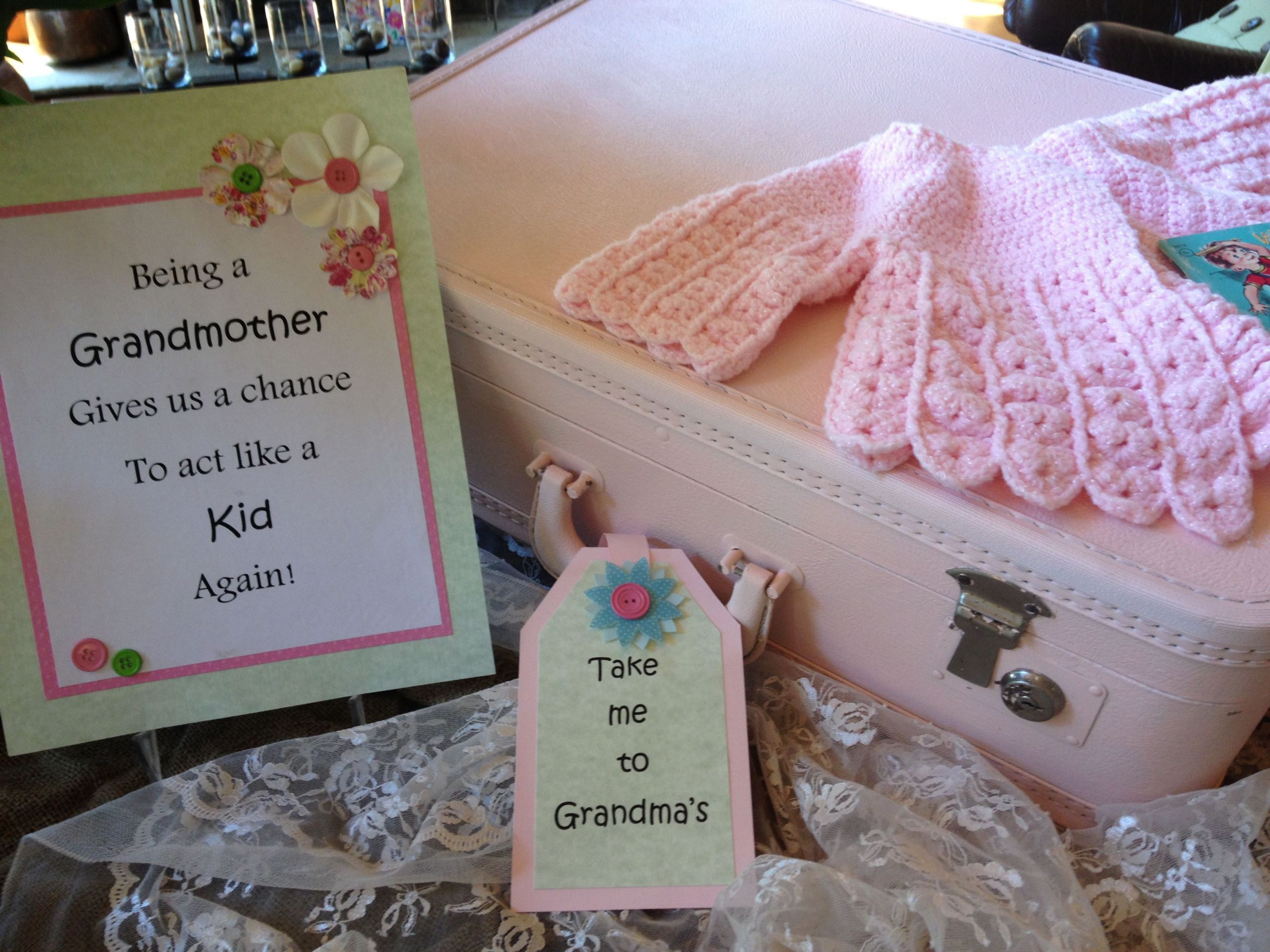Grandmother Gifts From Baby
 Grandma shower Baby showed for grandma in 2019