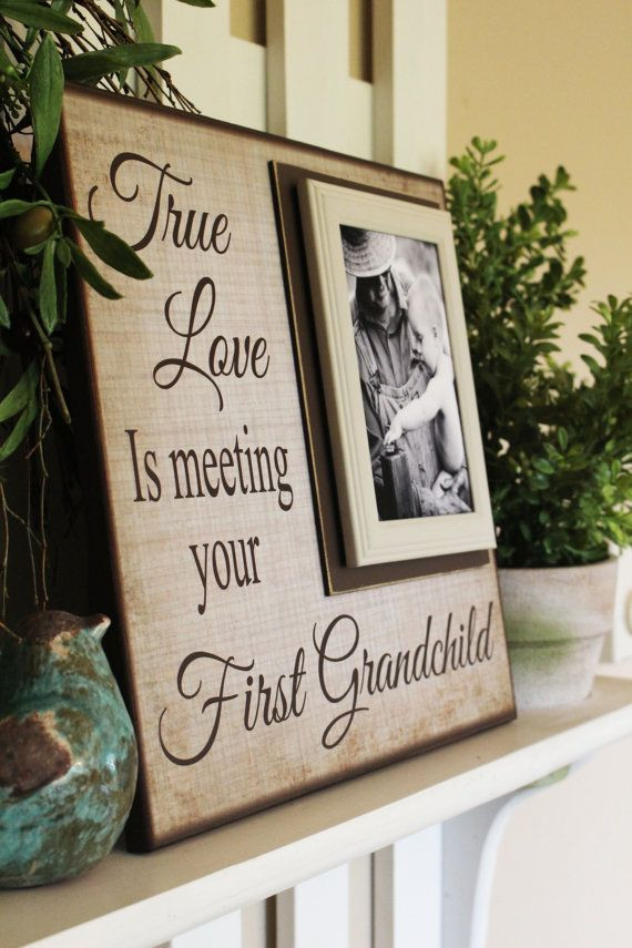 Grandmother Gifts From Baby
 New Grandparent Gift Picture Frame For by MemoryScapes on