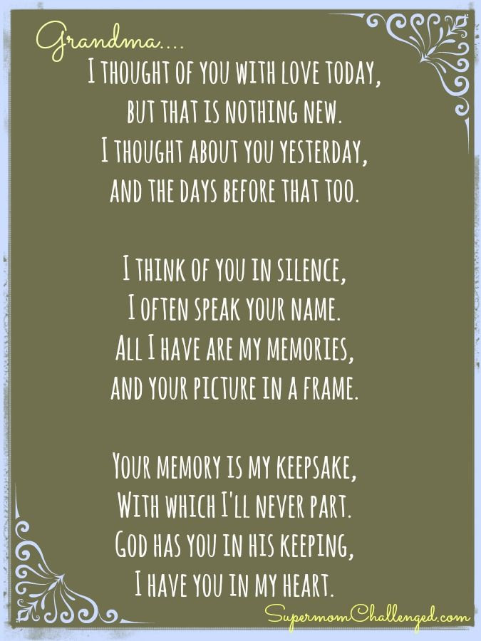 Grandmother Passing Away Quotes
 loss of grandma quotes Google Search Quotes
